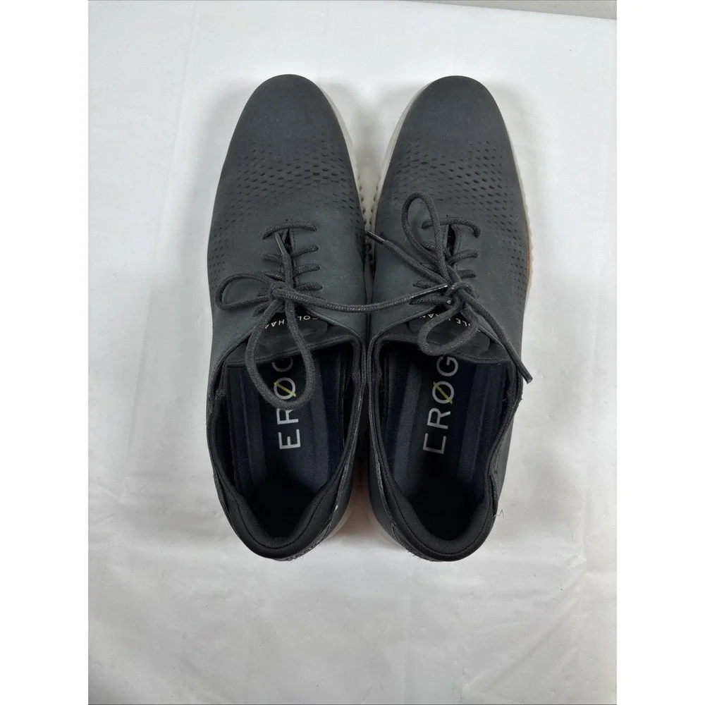 Cole Haan 2.ZEROGRAND Oxford Mens 11.5 M Shoes Black Perforated‎ C23807 Comfort